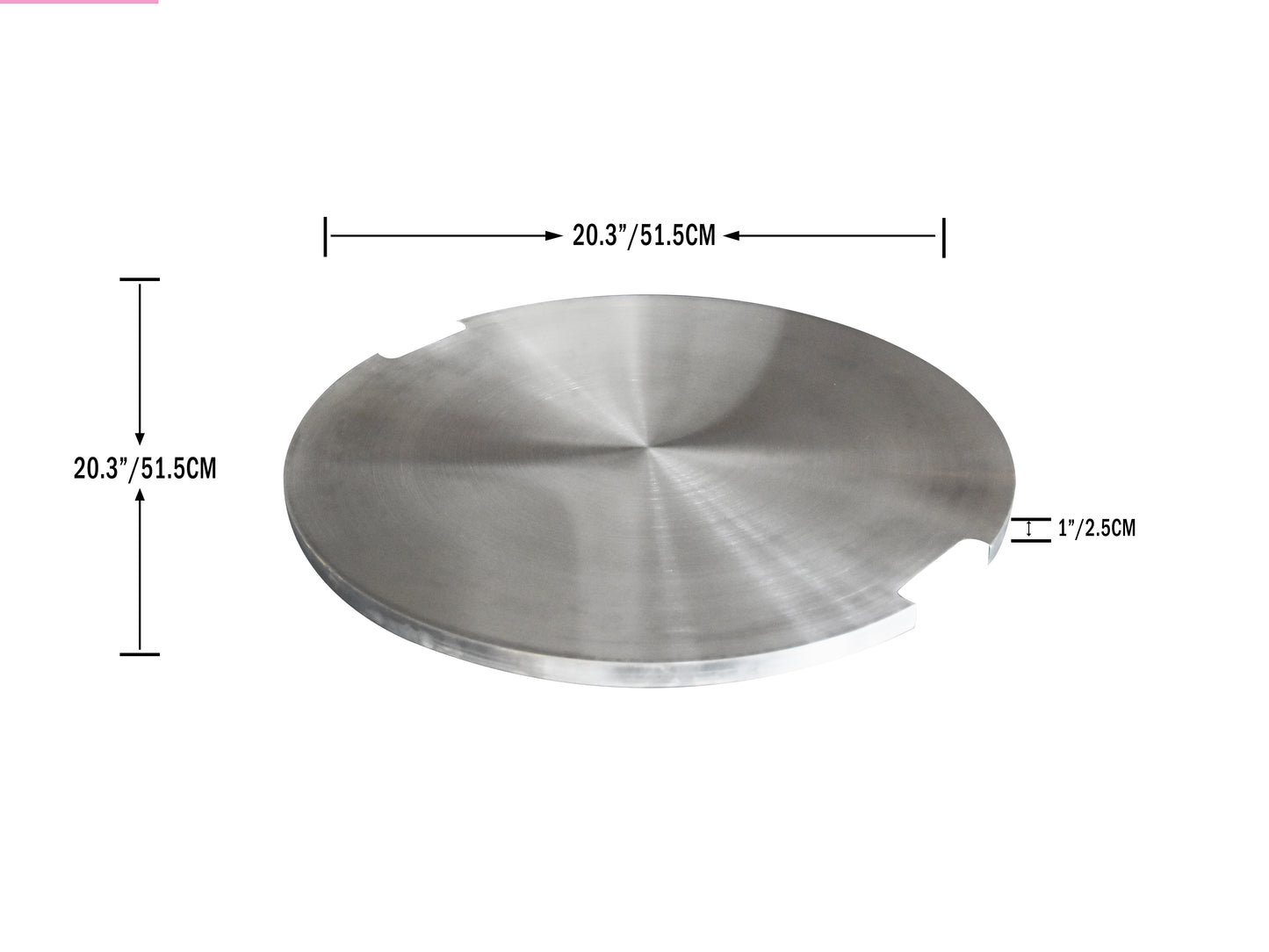 Stainless Steel Lid for Manchester/Columbia Fire Table (OFG105-SS)