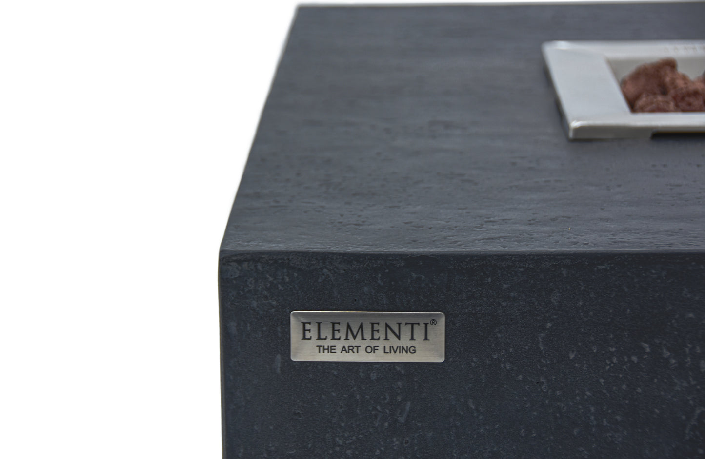 Hampton 56" Dark Grey Concrete Outdoor Fire Table (OFG139)