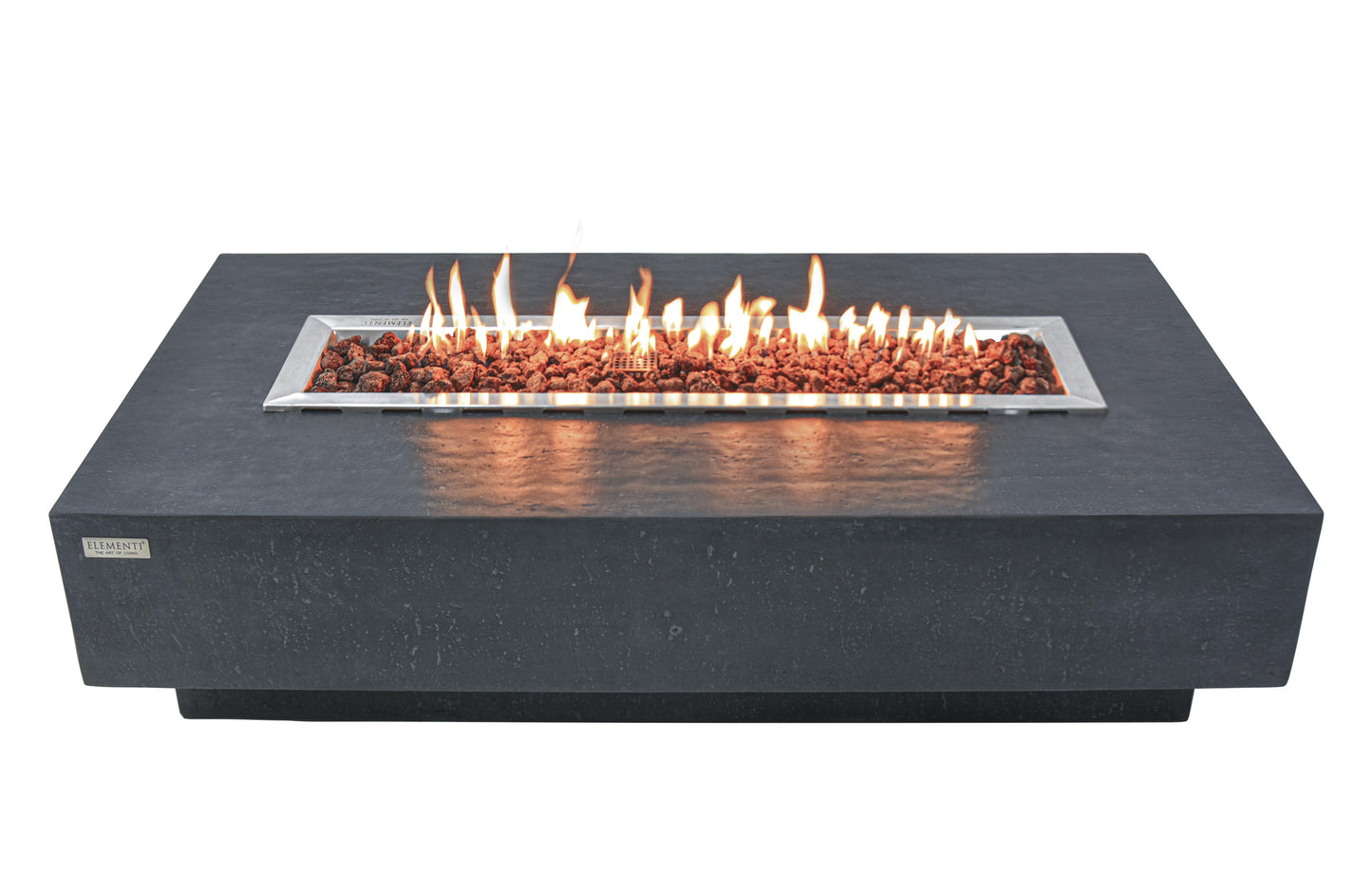 Hampton 56" Dark Grey Concrete Outdoor Fire Table (OFG139)