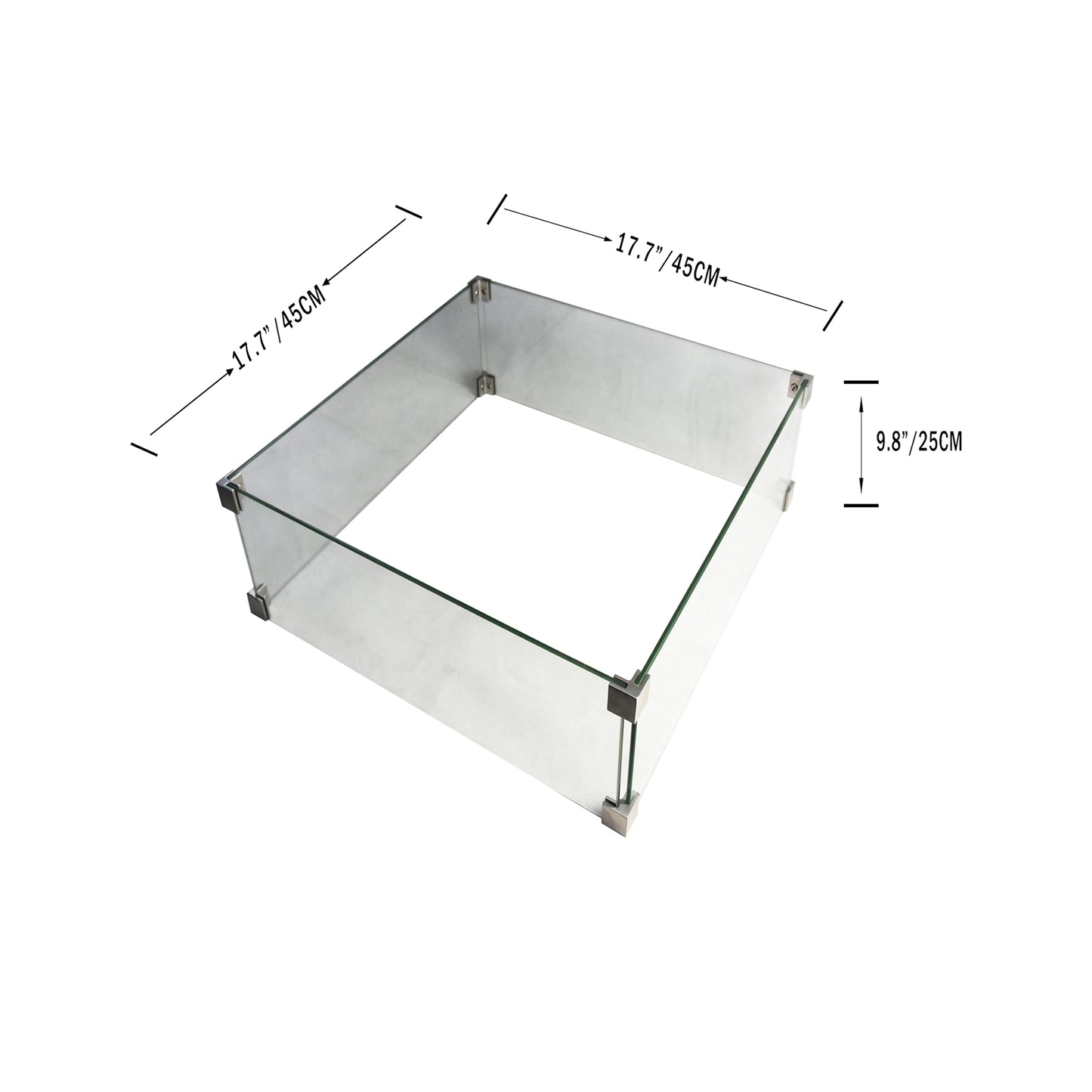 Wind Screen for Montreal & Rova Fire Table (OFG221-WS)