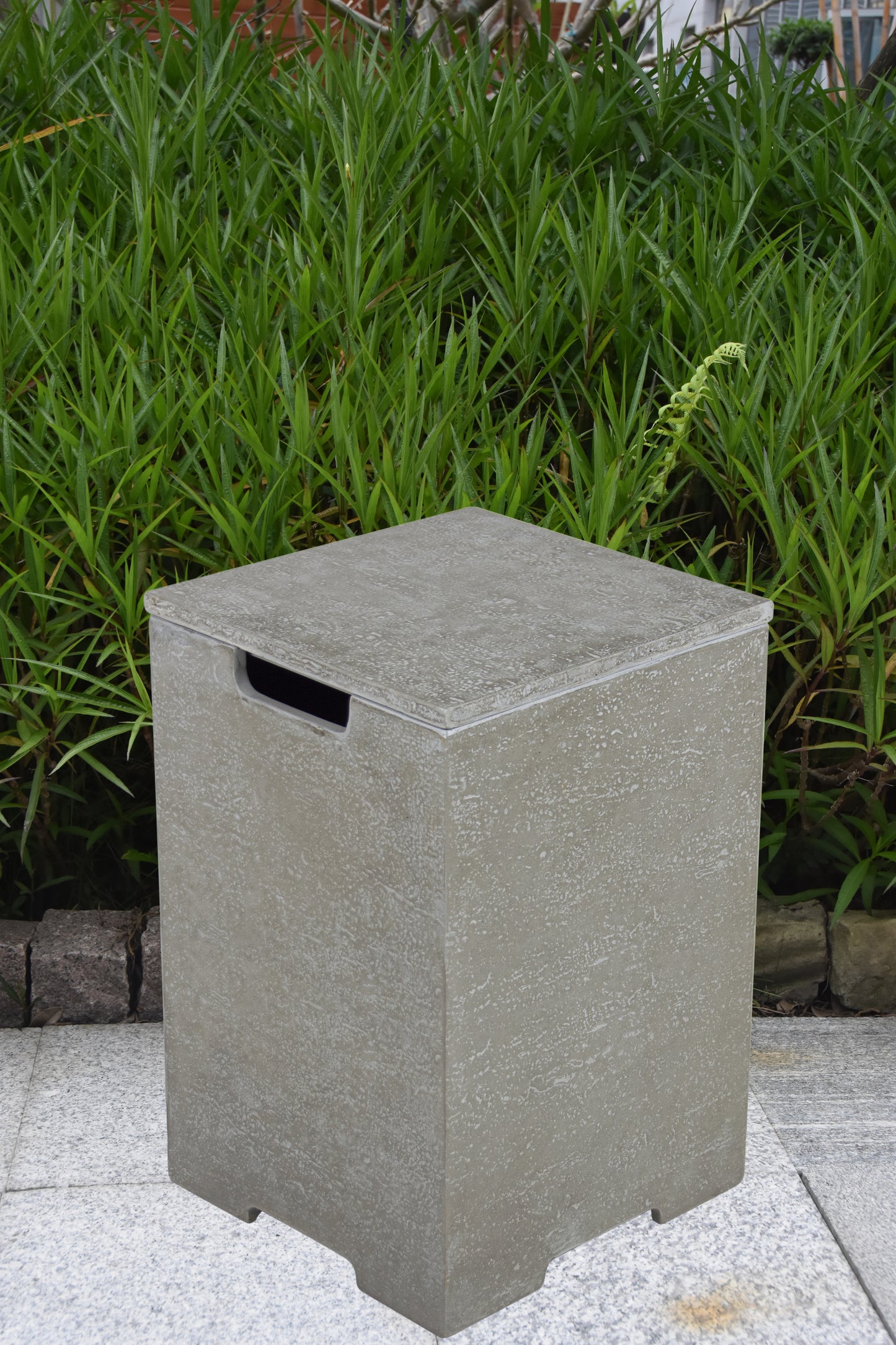Propane Tank Cover for Elementi Plus Fire Tables - Light Grey + (ONB406LG)