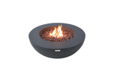 Dark Grey Lunar Bowl Fire Table