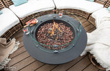 Dark Grey Lunar Bowl Fire Table