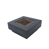 Elementi Manhattan Fire Table Square Concrete Fire Pit  (OFG103DG)