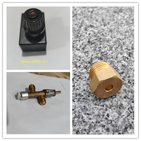 Safety Valve  Orifice  and Ignitor for Elementi Fire Table