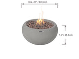 Modeno Newbridge Fire Bowl Concrete Outdoor Fire Pit (OFG138)