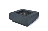 Elementi Plus Bergen Cast Concrete Square Fire Table