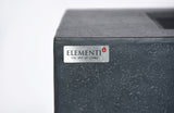 Elementi Plus Bergen Cast Concrete Square Fire Table