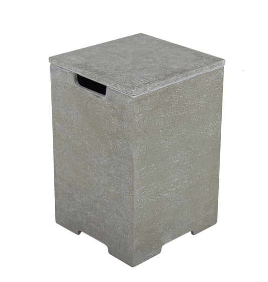 Propane Tank Cover for Elementi Plus Fire Tables - Light Grey + (ONB406LG)