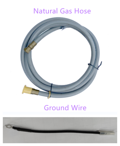 Natural Gas Hose (OPG02-020）with Ground Wire （OPE03-007)