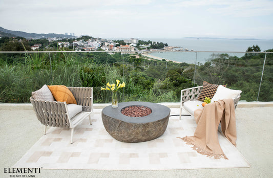 Boulder 43" Concrete Outdoor Fire Table (OFG110)